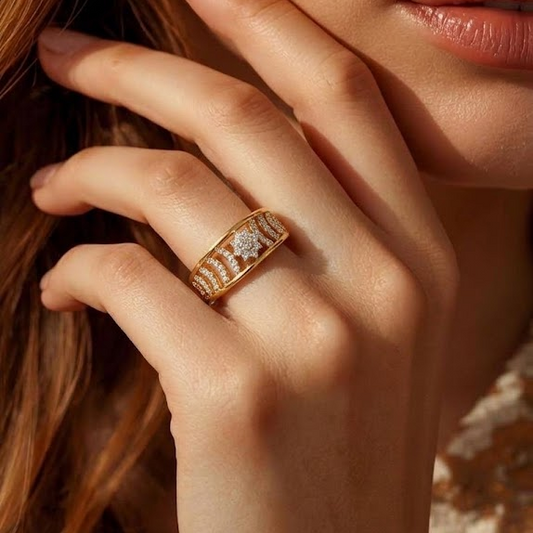 Golden Arcade Ring