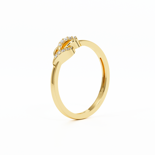 Serene Swirl Ring