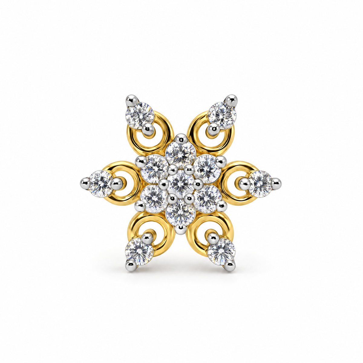 Snowflake Cluster Nosepin